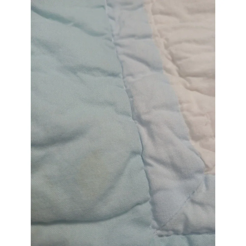 Vintage Quilted Seashell Pillow ShamStandard 24x20 Cottagecore Coastal